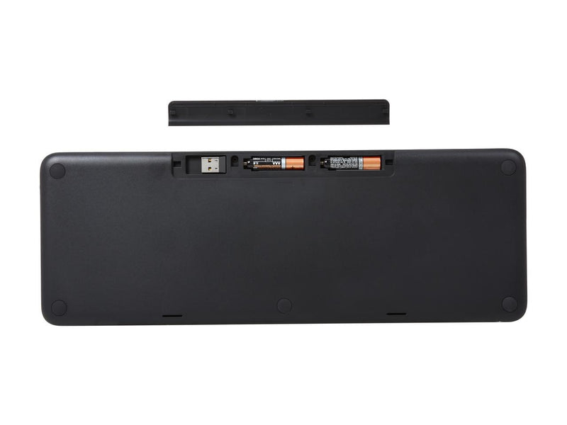 Microsoft N9Z-00001 Black USB RF Wireless Slim All-in-One Media Keyboard