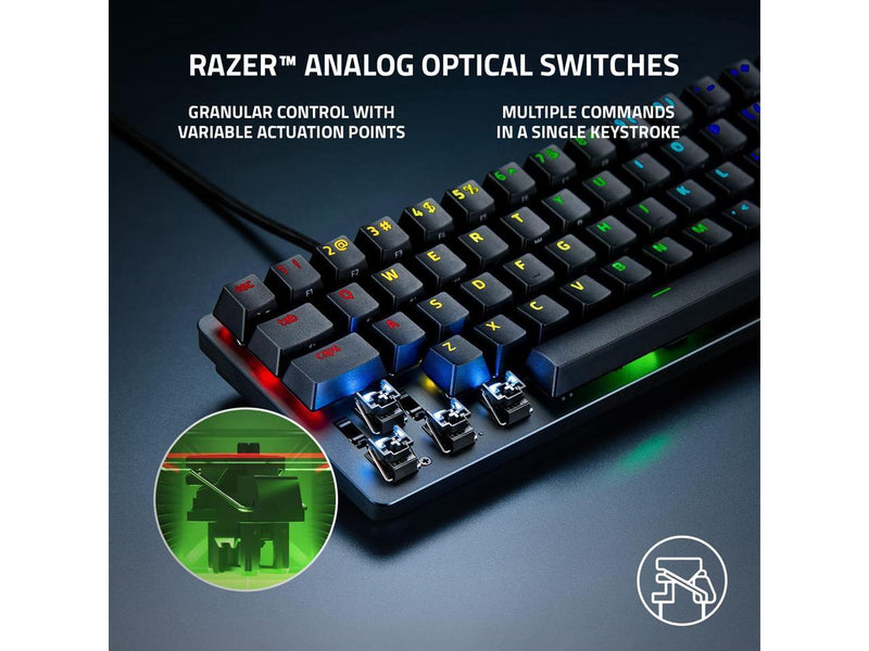 RAZER RZ03-04340200-R3U1 Huntsman Mini Analog 60% Gaming Keyboard