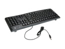 Logitech MK120 Wired Keyboard and Mouse Combo for Windows, Optical Wired Mouse,