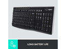 Logitech K270 Wireless Keyboard for Windows, 2.4 GHz Wireless, Full-Size, Number