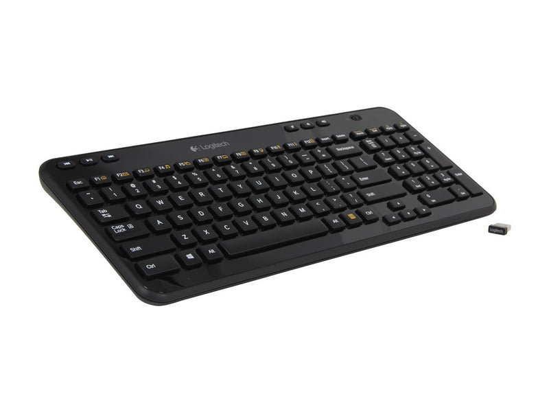 Logitech 920-004088 K360 Wireless RF Keyboard - USB - 2.4 GHz - Glossy