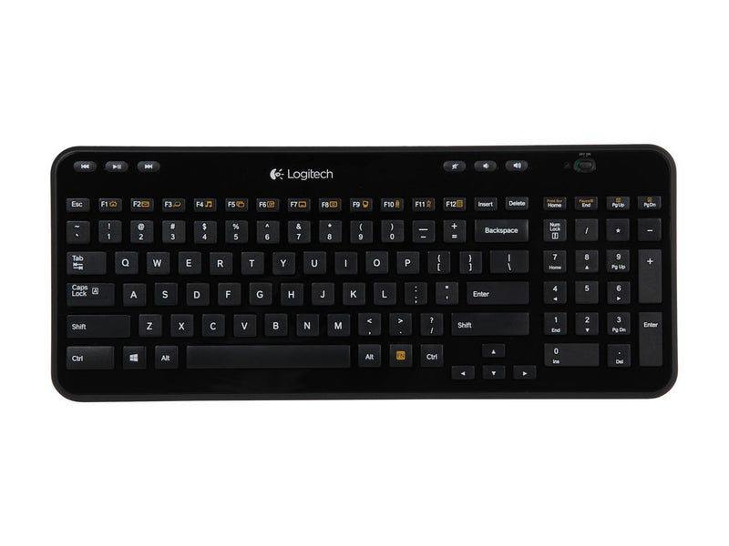 Logitech 920-004088 K360 Wireless RF Keyboard - USB - 2.4 GHz - Glossy