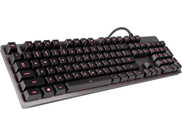 Logitech G413 Backlit Mechanical Gaming Keyboard with USB Passthrough – Carbon