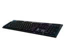 Logitech G915 Wireless Mechanical Gaming Keyboard (Clicky), Black