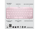 Logitech MX Keys Mini Minimalist Wireless Illuminated Keyboard, Compact,