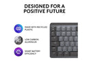 Logitech MX Mechanical Mini Wireless Illuminated Keyboard, Clicky Switches,