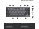 Logitech MX Mechanical Mini Wireless Illuminated Keyboard, Clicky Switches,