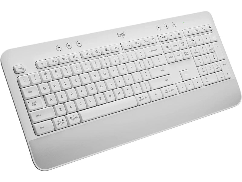 Logitech Signature K650 Comfort Full-Size Wireless Keyboard with Wrist Rest, BLE