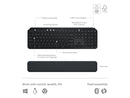 Logitech MX Keys S Combo: MX Master 3S, MX Keys S & MX Palm Rest, Customizable