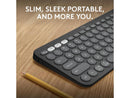 Logitech Pebble Keys 2 K380s, Multi-Device Bluetooth Wireless Keyboard with