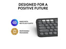 Logitech Pebble Keys 2 K380s, Multi-Device Bluetooth Wireless Keyboard with