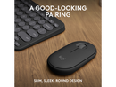 Logitech Pebble 2 Combo Wireless Quiet Keyboard and Mouse, Customisable, Logi