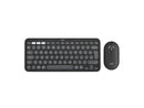 Logitech Pebble 2 Combo Wireless Quiet Keyboard and Mouse, Customisable, Logi