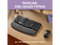 Logitech Wave Keys MK670 Combo, Wireless Ergonomic Keyboard with Signature M550