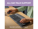 Logitech Wave Keys MK670 Combo, Wireless Ergonomic Keyboard with Signature M550