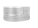 Logitech Wave Keys for Mac, Wireless Ergonomic Keyboard with Cushioned Palm