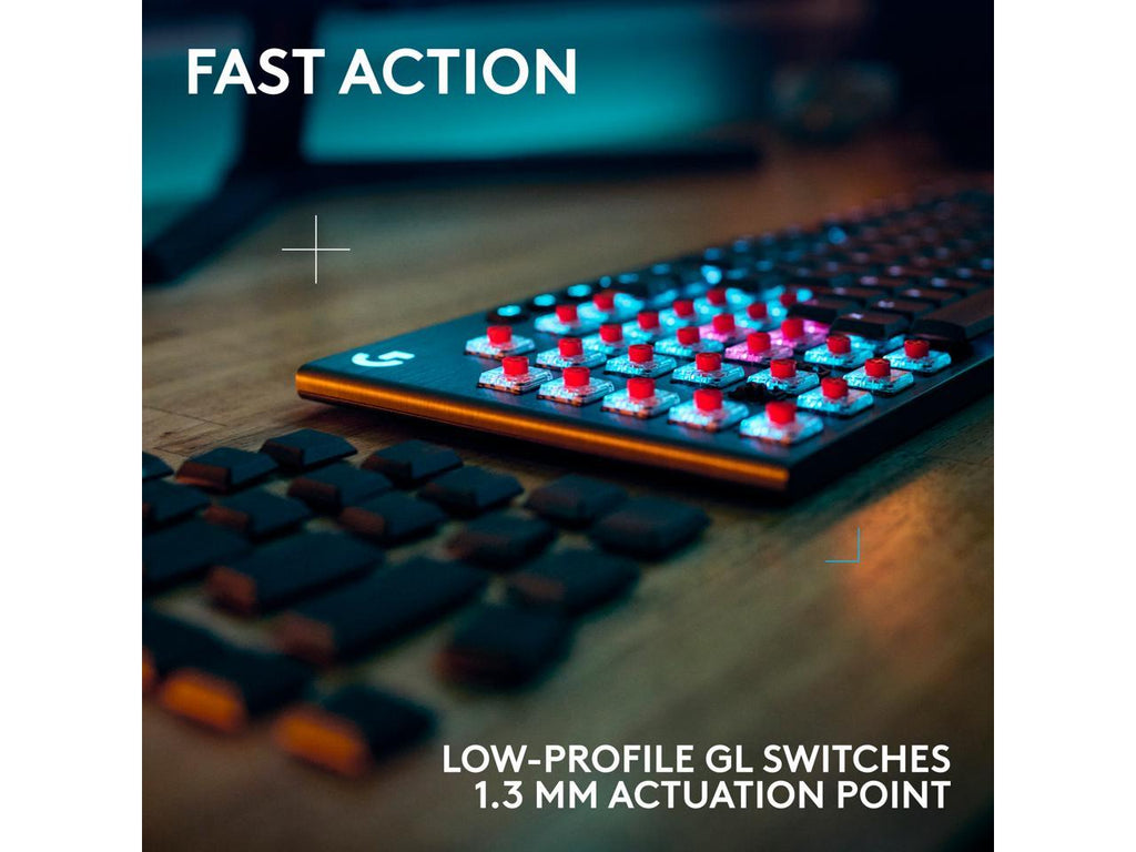 Logitech G915 X LIGHTSPEED Low profile Wireless Mechanical Gaming Keyb ...
