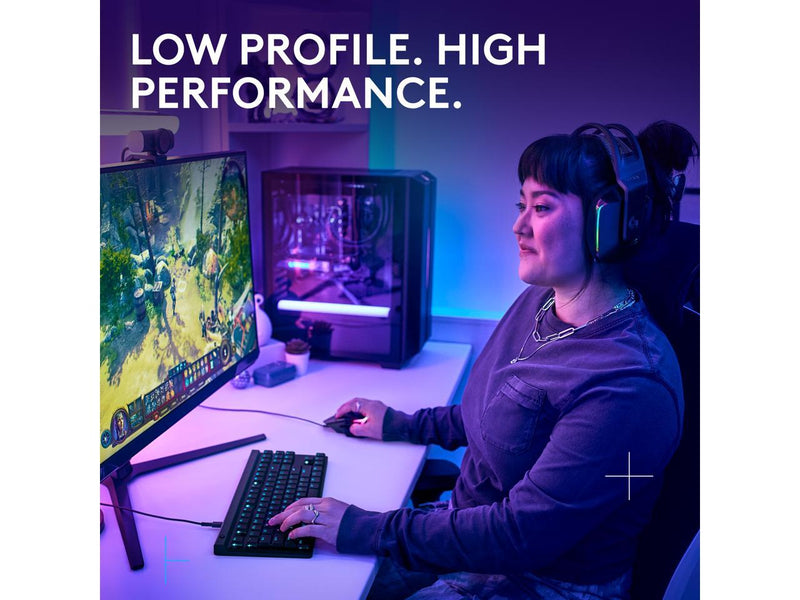 Logitech G515 Compact Low Profile TKL Wired Gaming Keyboard - GL Tactile
