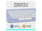 Logitech POP ICON KEYS Wireless Bluetooth Keyboard, Comfortable Typing,