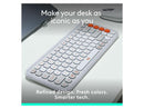 Logitech POP ICON KEYS Wireless Bluetooth Keyboard, Comfortable Typing,