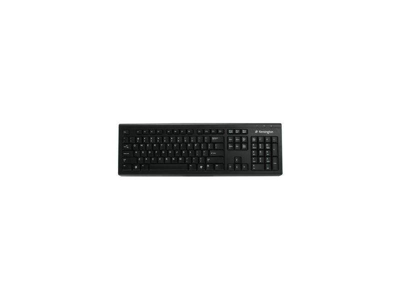 Kensington Keyboard for Life Black 104 Normal Keys USB Wired Standard Keyboard