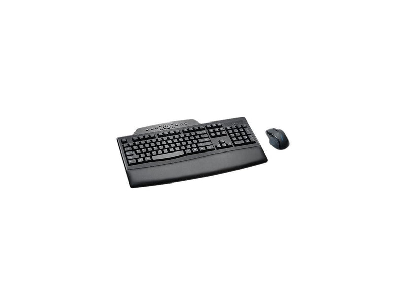 Kensington Pro Fit Wireless Comfort Desktop Set K72403US Black RF Wireless