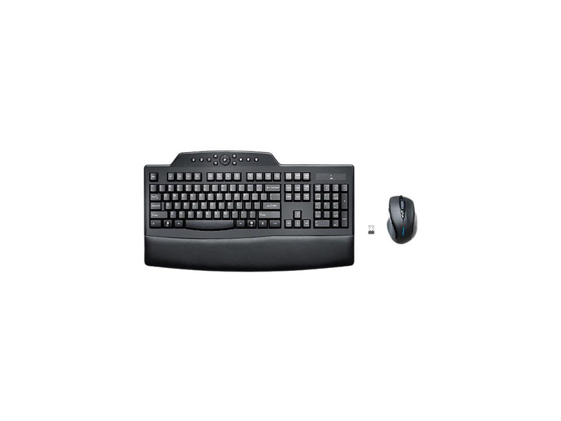 Kensington Pro Fit Wireless Comfort Desktop Set K72403US Black RF Wireless