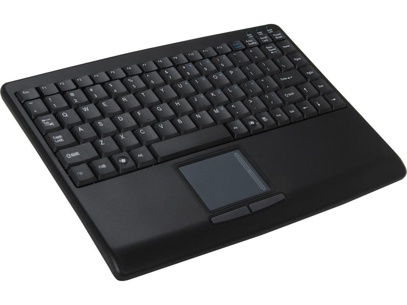 ADESSO AKB-410UB Black 88 Normal Keys USB See Details Mini Slim Touch Keyboard