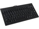 ADESSO AKB-310UB Black 87 Normal Keys USB Wired Mini Trackball keyboard