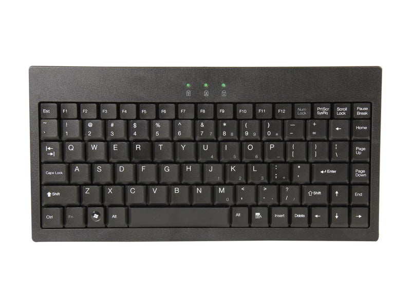 ADESSO AKB-110B 87 Normal Keys Office Products Mini EasyTouch Keyboard