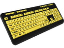 ADESSO EasyTouch 132 AKB-132UY Black / Yellow 104 Normal Keys Previous Track