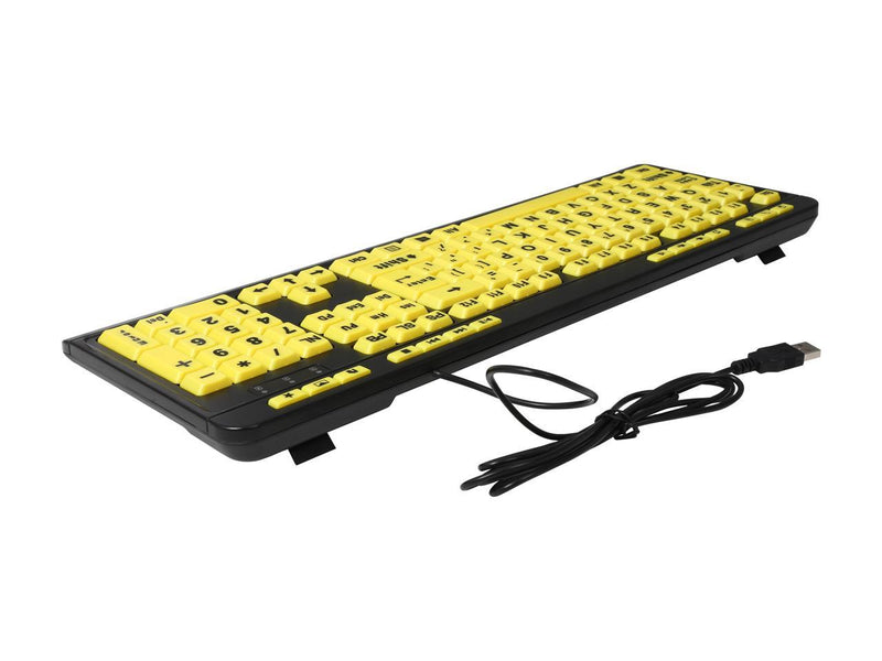 ADESSO EasyTouch 132 AKB-132UY Black / Yellow 104 Normal Keys Previous Track