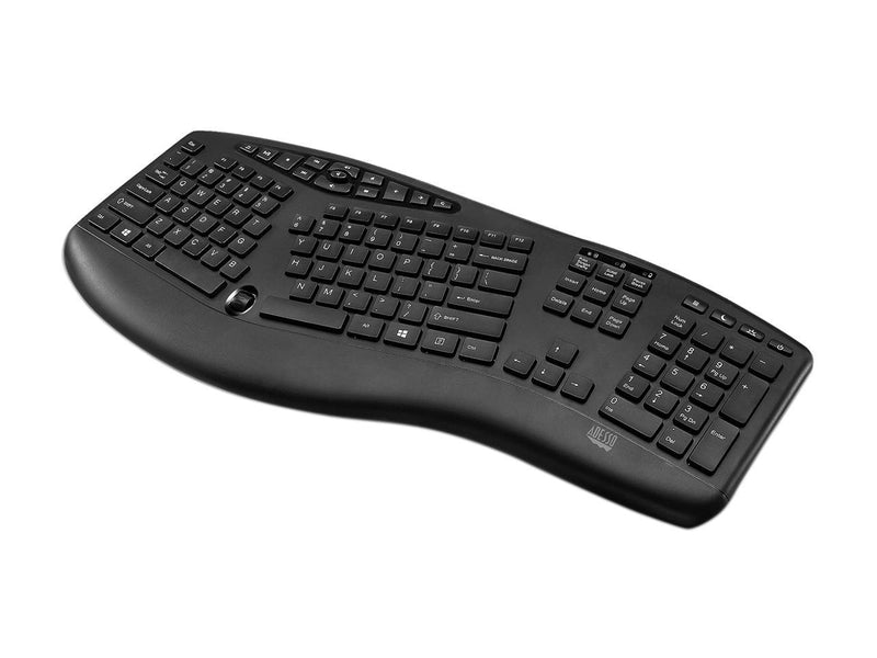 ADESSO TruForm Media 1600 – Wireless Ergonomic Keyboard and Optical Mouse