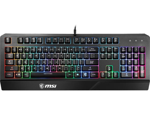 MSI Gaming Backlit RGB Dedicated Hotkeys Anti-Ghosting Water Resistant