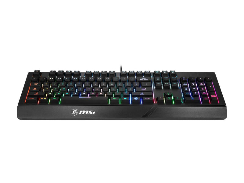 MSI Gaming Backlit RGB Dedicated Hotkeys Anti-Ghosting Water Resistant