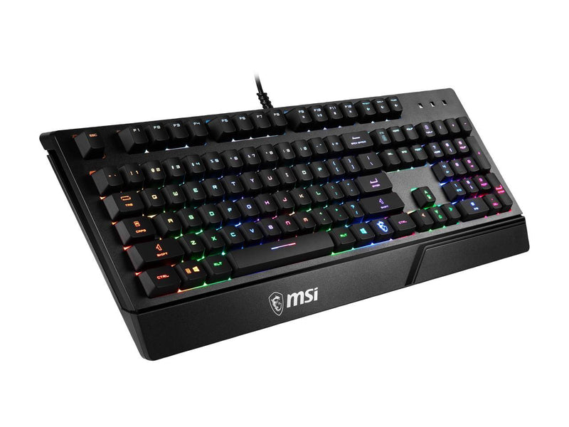 MSI Gaming Backlit RGB Dedicated Hotkeys Anti-Ghosting Water Resistant