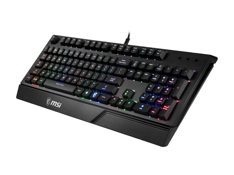 MSI Gaming Backlit RGB Dedicated Hotkeys Anti-Ghosting Water Resistant