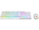 MSI Vigor GK30 Combo White, 6-Zone RGB GK30 Gaming Keyboard & GM11 Gaming