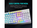 MSI Vigor GK30 Combo White, 6-Zone RGB GK30 Gaming Keyboard & GM11 Gaming