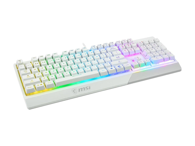 MSI Vigor GK30 USB Wired Gaming Keyboard with RGB Backlight and Water Repellent,
