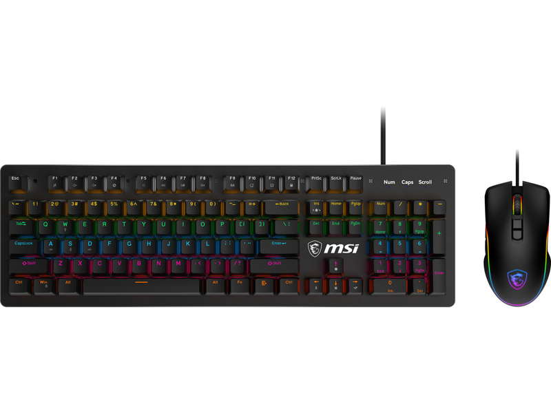 MSI FORGE GK300 COMBO - BLUE SWITCHES Gaming Keyboard & Gaming Mouse,