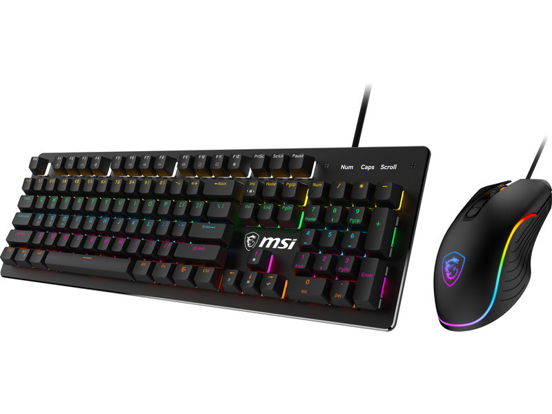 MSI FORGE GK300 COMBO - BLUE SWITCHES Gaming Keyboard & Gaming Mouse,