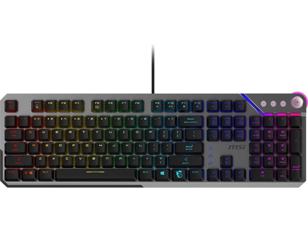 MSI Strike 600 RGB Mechanical Gaming Keyboard - Silent Switches