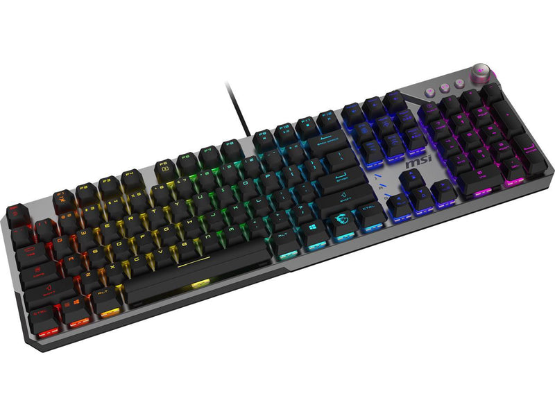 MSI Strike 600 RGB Mechanical Gaming Keyboard - Silent Switches