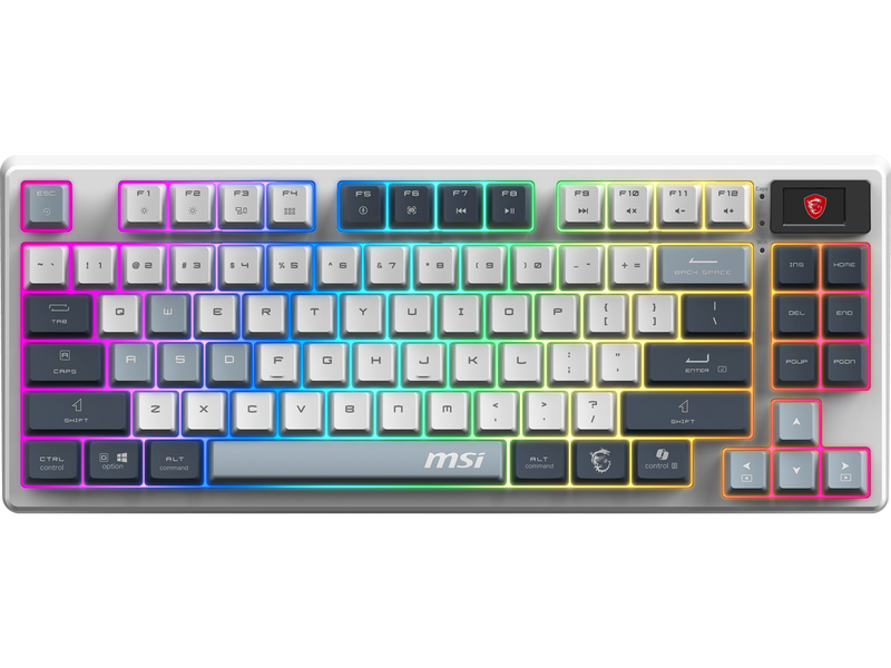MSI Forge GK600 TKL Wireless Gaming Keyboard - Mechanical Linear Switches,