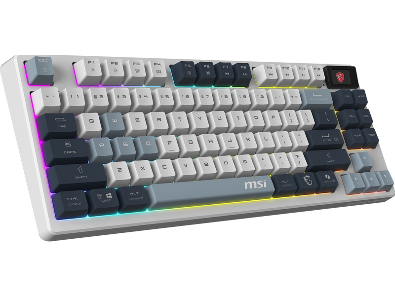 MSI Forge GK600 TKL Wireless Gaming Keyboard - Mechanical Linear Switches,