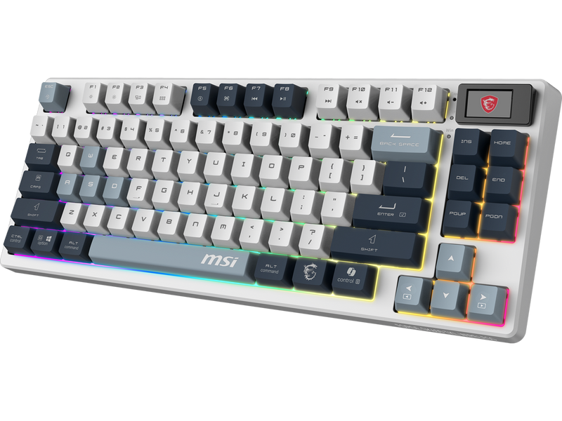 MSI Forge GK600 TKL Wireless Gaming Keyboard - Mechanical Linear Switches,