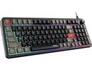 MSI Forge GK110 Gaming Keyboard - Membrane Switches, 96% Compact Full-Size, 1.5m