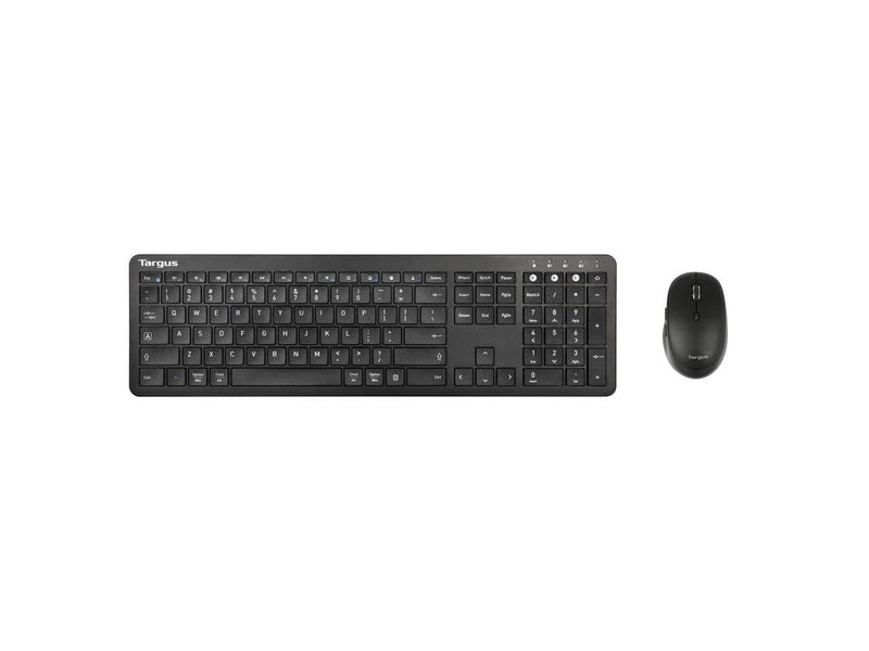 Targus AKM618AMUS Keyboard & Mouse - Wireless Bluetooth 5.1 Keyboard - 104 Key -
