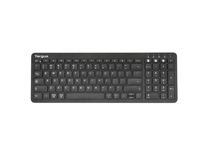 Targus AKM619AMUS Keyboard & Mouse - Wireless Bluetooth 5.1 Keyboard - Black -